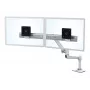 Uchwyt biurkowy Ergotron LX Series Dual Direct Arm 63,5 cm (25 cali) Biały