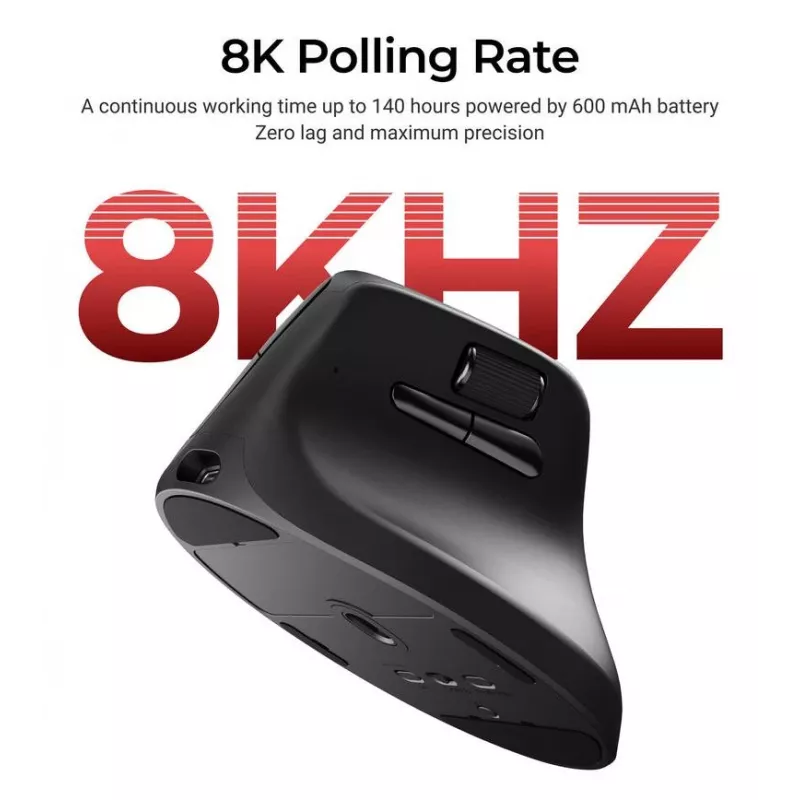 Mysz mechaniczna Keychron M5 8K czarna (M5-A23)