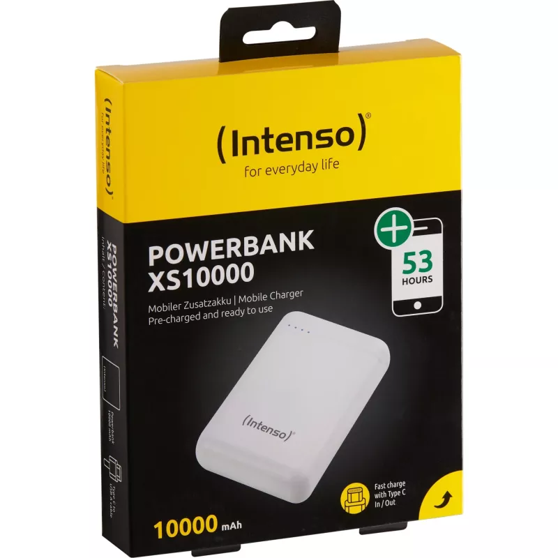 Power Bank USB 10000MAH/Biały XS10000 Intenso