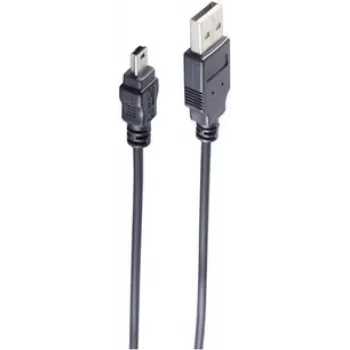 Kabel USB ShiverPeaks 14-16025 USB 2.0 1m USB A USB B Czarny
