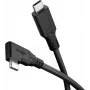 Goobay Kabel USB-C kątowy 90° USB4 2 m czarny - 100 W 40 Gbit/s Power (79431)