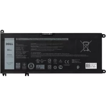 Bateria do laptopów Dell, 56 Wh, 4-ogniwowa, kompatybilne modele używające MPN 4WN0Y
