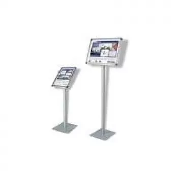 Stojak informacyjny Franken BS0902 A3 Aluminium srebrny