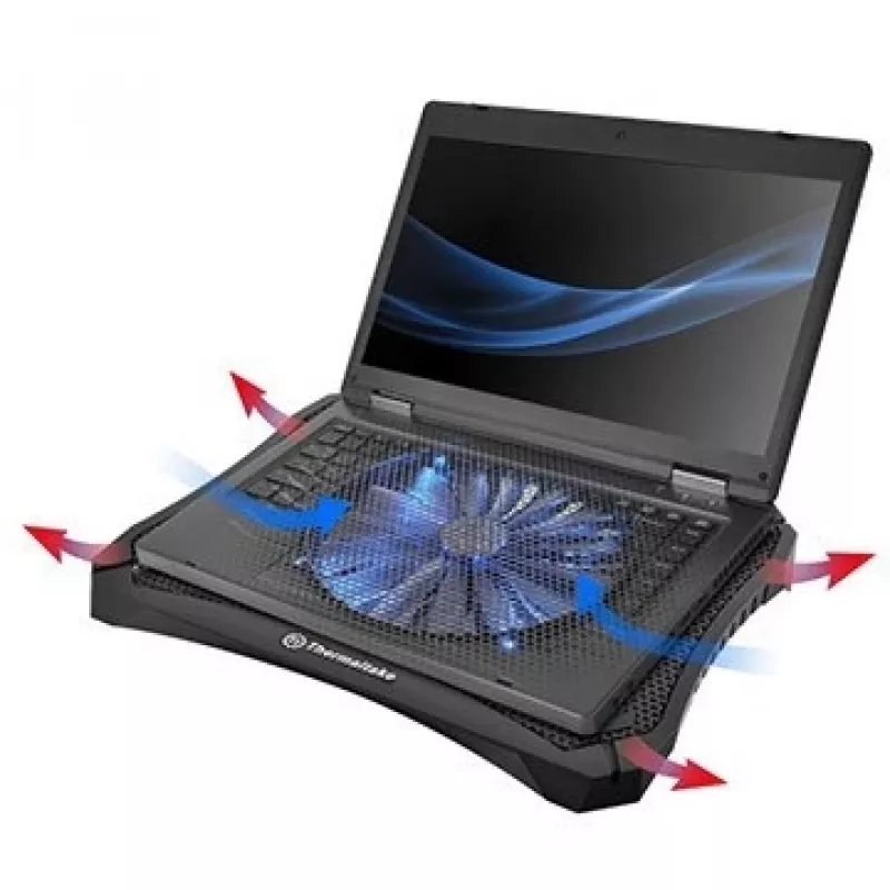 Podkładka chłodząca do laptopa Thermaltake Massive V20 43,2 cm (17 inch) Czarna
