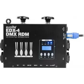 Paczka ściemniaczy LED EUROLITE EDX-4 DMX RDM 4-kanałowa 10 A