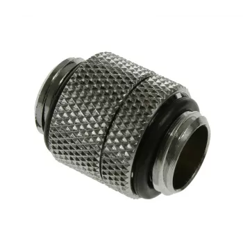 Adapter złączki BitsPower BP-RG — mosiężny element układu chłodzenia komputera, srebrne wykończenie