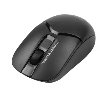 Bezprzewodowa mysz optyczna A4Tech FM12S Czarny — 1200 DPI, nano odbiornik RF, 3 przyciski, bateria AA