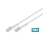 Digitus CAT 6A F-FTP giętki kabel krosowy, miedź, 5 m, szary, 10 sztuk