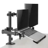 Uchwyt ścienny do monitora SBOX LCD-LM01-2 do ekranów 13–27 cali, maks. obciążenie 12 kg, VESA 100x100