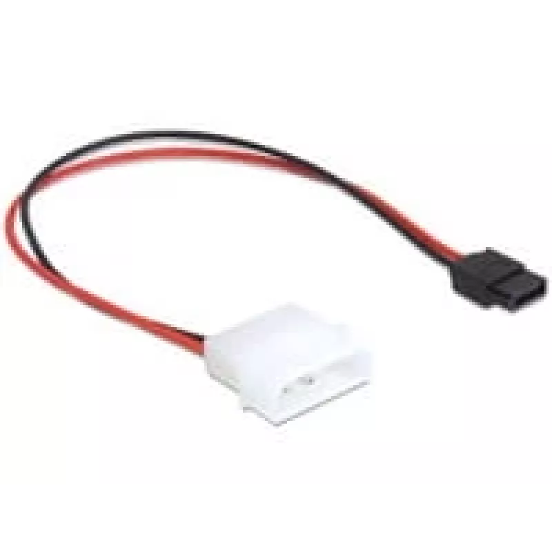 Kabel zasilający Delock Molex 4-pinowy wtyk na cienki SATA 6-pinowe gniazdo 24 cm