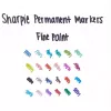 Marker permanentny Sharpie Fine Point, czarny, 12 szt.