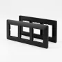 BUSCH JAEGER BJ 1723-915 Abdeckrahmen 3-fach schwarz matt - Busch-balance SI (2CKA001725A1570)