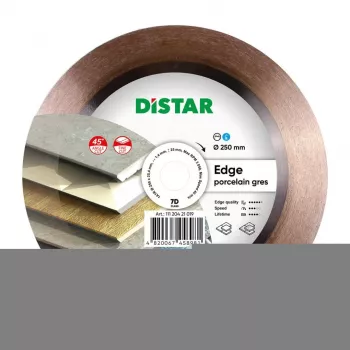 Tarcza diamentowa Distar 1A1R 250x1.4x25x25.4 Edge do cięcia na sucho