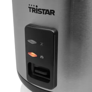 Urządzenie do gotowania ryżu Tristar RK-6147 — 1,5 l, 500 W, czarno-srebrny