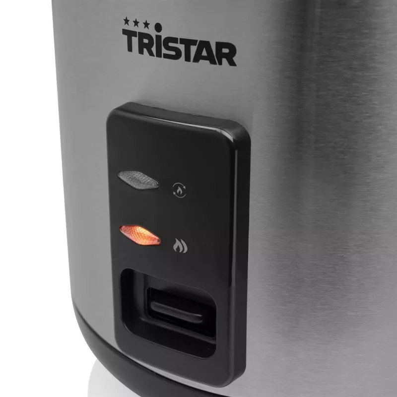 Urządzenie do gotowania ryżu Tristar RK-6147 — 1,5 l, 500 W, czarno-srebrny