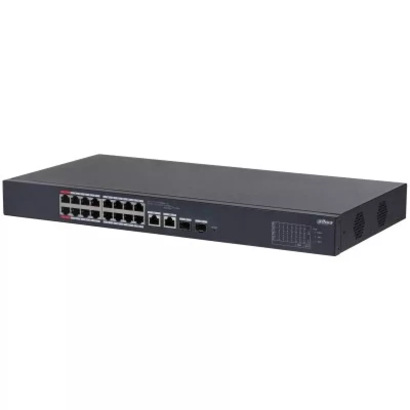 Dahua Technology DH-CS4218-16ET-135 przełącznik sieciowy Zarządzalny L2 Gigabit Ethernet (10/100/1000) Power over Ethernet (PoE) Czarny