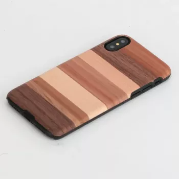 Etui na smartfona Man and Wood dla iPhone X/XS — czarne etui ochronne