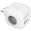 Listwa zasilająca QOLTEC 52548 z 3 gniazdami AC i portem USB