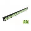 Splice Box Front Panel DeLOCK 19 inch 43362 24 port LC Duplex limegreen