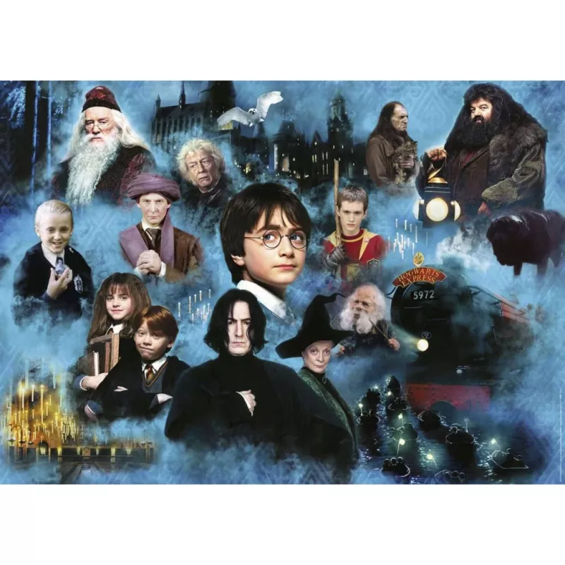 Puzzle 1000 elementów Ravensburger Magiczny świat Harry'ego Pottera – 1000 elementów, standardowy rozmiar puzzli