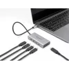 DeLOCK USB Hub 10 Gbps Type-C 4 Porty PD 85W Kabel 30 cm