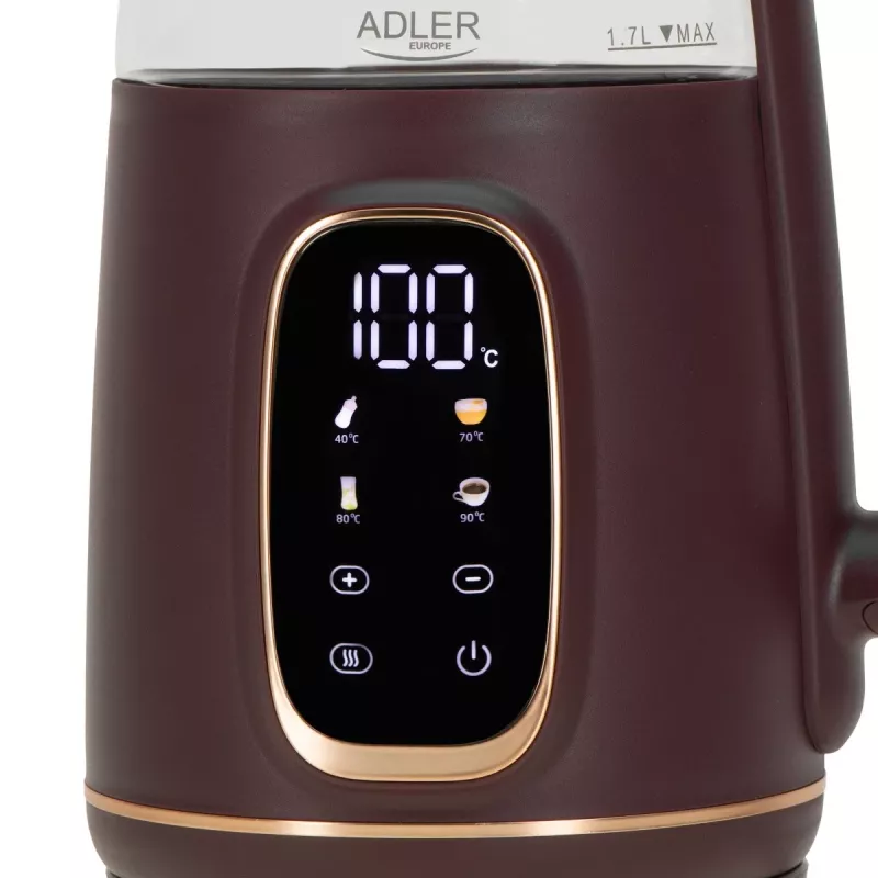 Czajnik elektryczny ADLER AD 1305 bordowy