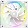 Chłodzenie cieczą procesora DeepCool LQ240 biały z aluminiową chłodnicą 240 mm, 2 wentylatorami RGB 120 mm, rurkami 41 cm