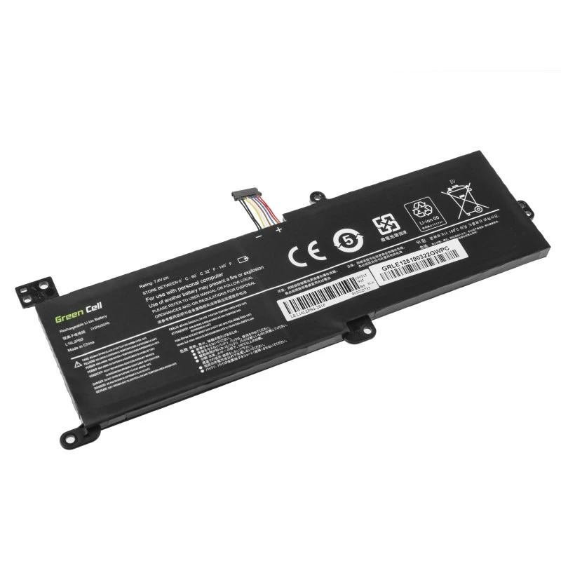 Bateria zielony Cell LE125 do Lenovo IdeaPad (7,4 V, 3500 mAh, LiPo, czarna)
