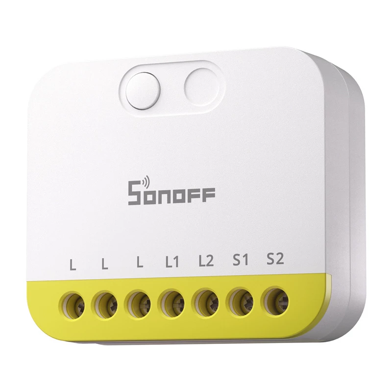 Dwukanałowy mini przełącznik bez N Sonoff MINI-ZB2GS-L ZigBee