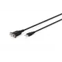Kabel przejściówkowy USB 2.0 na RS232 DIGITUS DA-70172, 1.8 m, układ FTDI FT232RNL, USB Typ-A na DB9