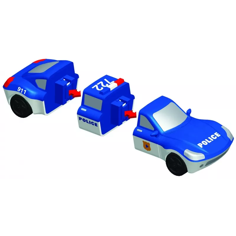 Zestaw pojazdów Popular Playthings Mix or Match Vehicles Police