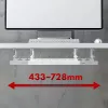 Organizer kablowy pod biurko Maclean, maks. obciążenie 5 kg, maks. 728 mm, biały, MC-103 W