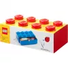 Szuflada biurkowa LEGO 8, marka LEGO, czerwona