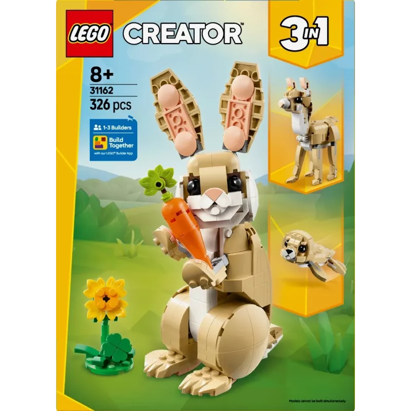LEGO CREATOR 3 W 1 31162 Słodki Króliczek