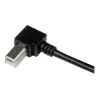 StarTech.com 3m USB 2.0 A na kabel USB B pod kątem prostym - M/M