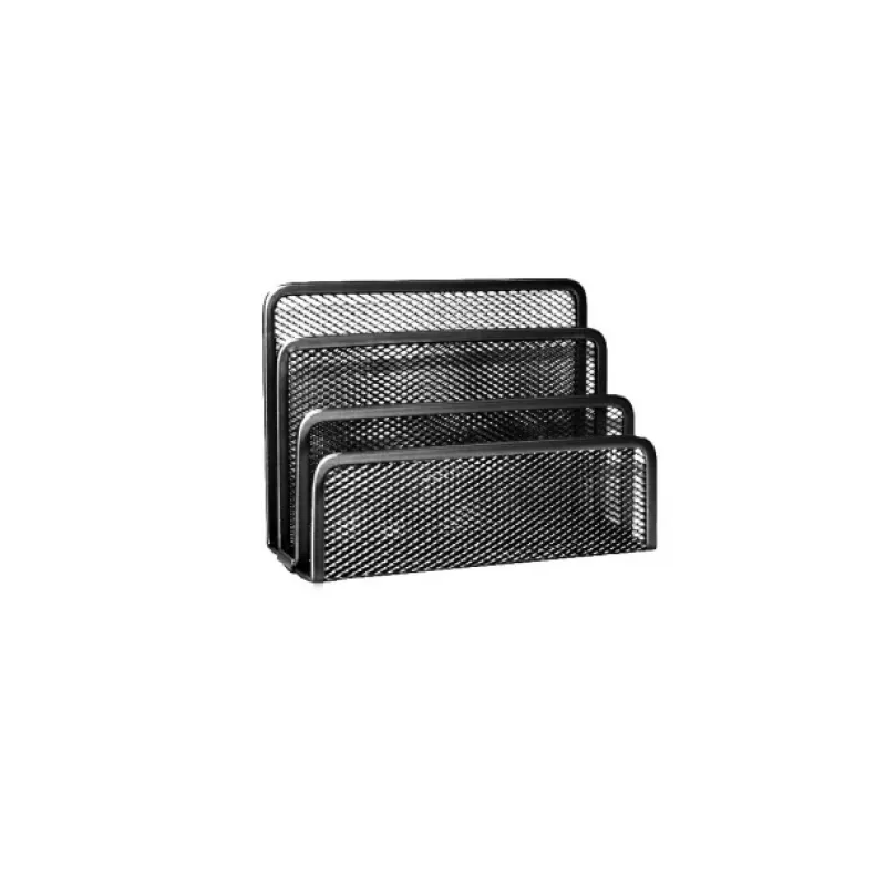 Stojak na pocztę Forpus, czarny, sekcja 3, perforowany metal 1006-105