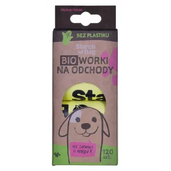 WOREK SKROBIOWY - torebki na psie odchody - 8 x 15