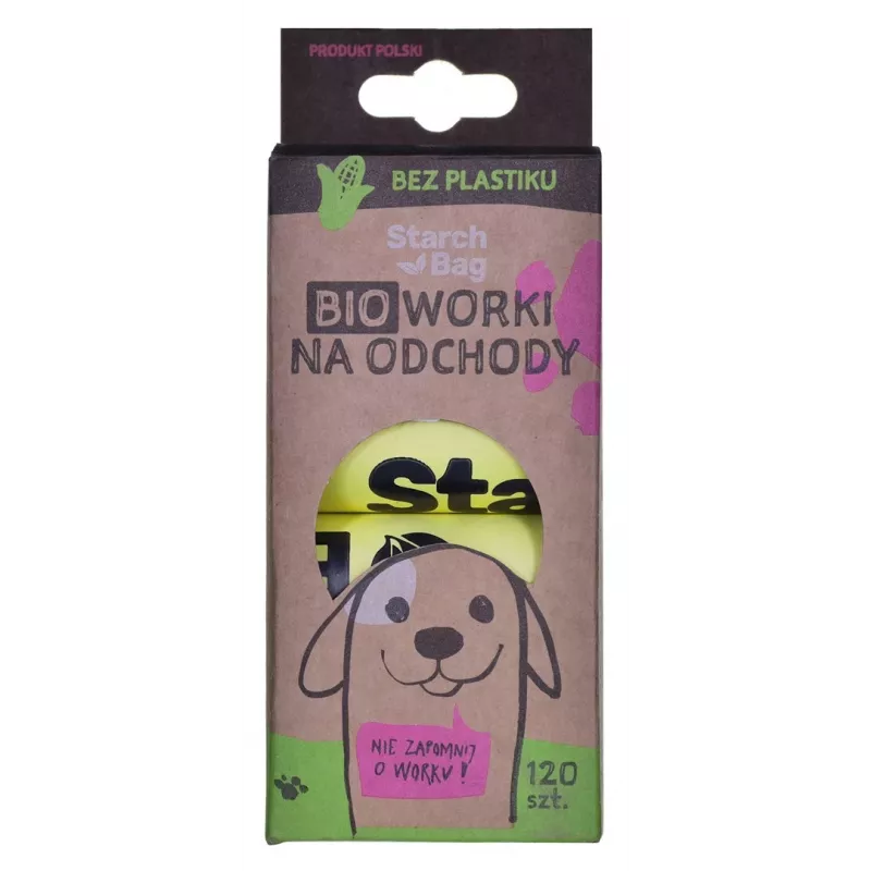 WOREK SKROBIOWY - torebki na psie odchody - 8 x 15