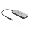 DeLOCK 64261 USB 3.2 Gen 1 Type-C Hub 10000 Mbit/s Czarny Szary