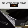QOLTEC Charger 65W GaN Super Fast cienki PD 5-20V 3.25A USB-C