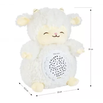 Plush projector toy milly mally Sheep Projector Plush Toy model 5664 dla niemowląt — miękka lampka nocna