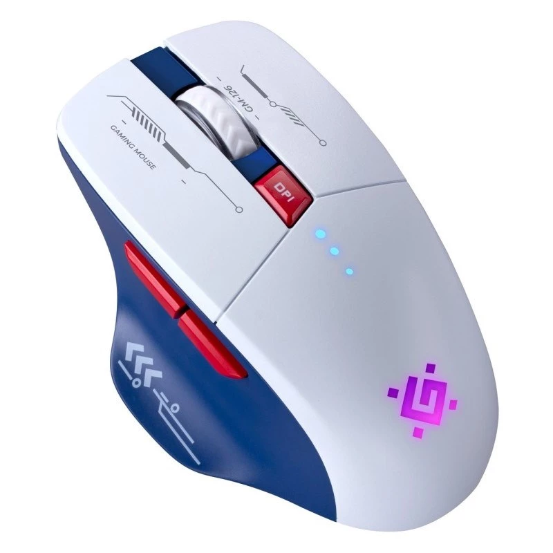 Mysz DEFENDER GM-126 TISA RF+BT OPTIC 1600dpi 6P Biała
