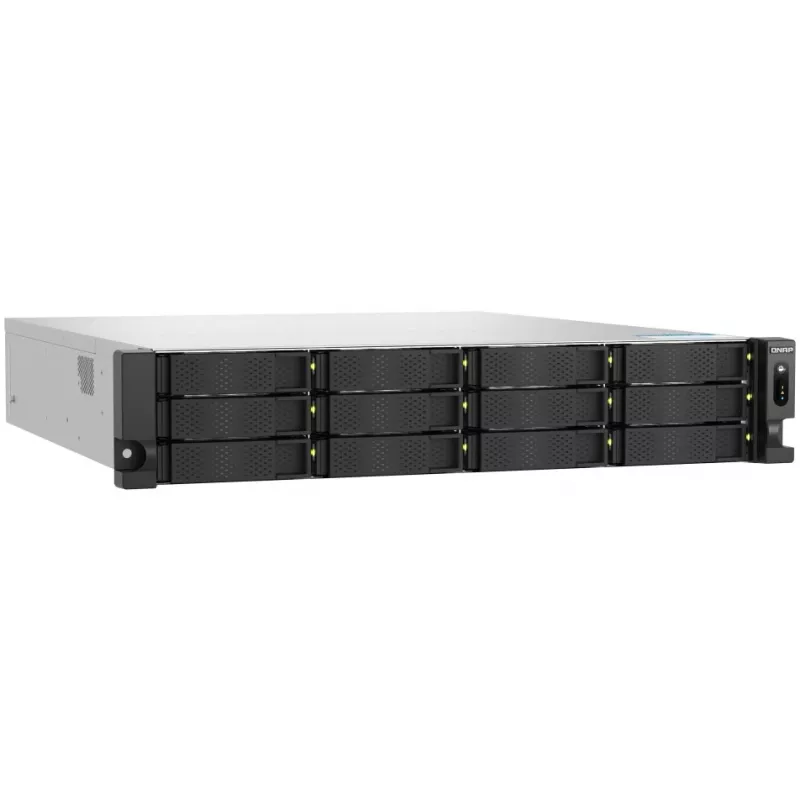 QNAP TS-H1277AXU-RP NAS Rack (2U) AMD Ryzen™ 5 16 GB DDR5 0 TB QuTS hero Czarny