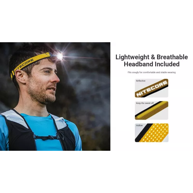 Nitecore UT27 MCT Czarny, Żółty Latarka czołowa LED