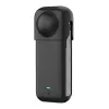 Silikonowe etui ochronne Puluz do Insta360 X4 — czarne, wytrzymała konstrukcja