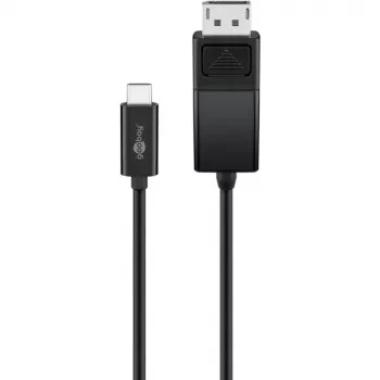 Goobay USB-C na DisplayPort. M/M. Czarny