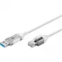 Goobay Kabel Ethernet USB-A 3.0 na RJ45 cienki 2 m - łączy router, modem lub (74379)