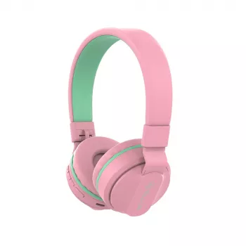 Słuchawki Tellur Buddy Bluetooth nauszne różowe