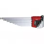 Wiha 369R L-shaped hex key set Metric 9 szt.