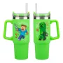 Paladone Minecraft Zielony Kubek Izolowany 900ml ze Słomką
